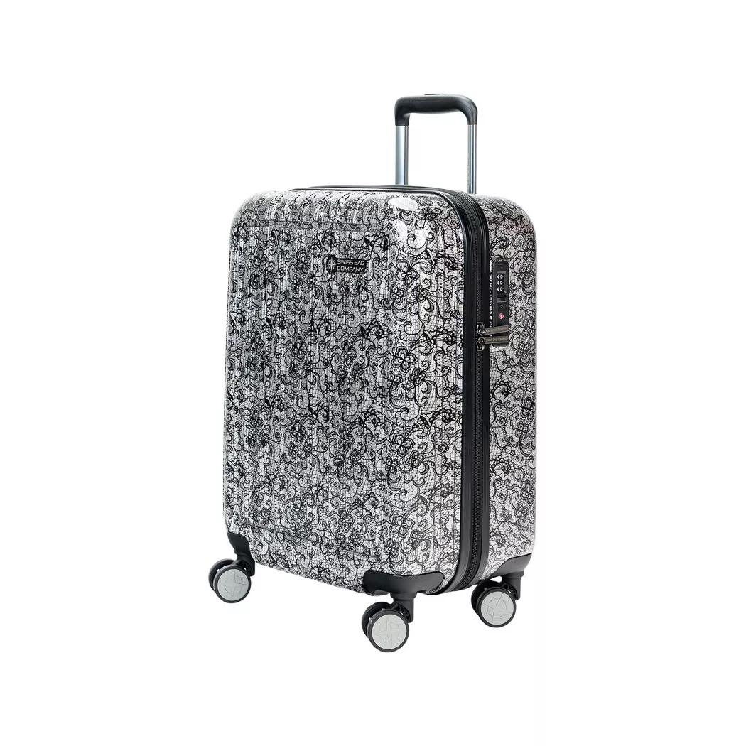 SWISS BAG COMPANY - Hartschalenkoffer, 55 CM, Hartschalenkoffer, 55 CM, Silber