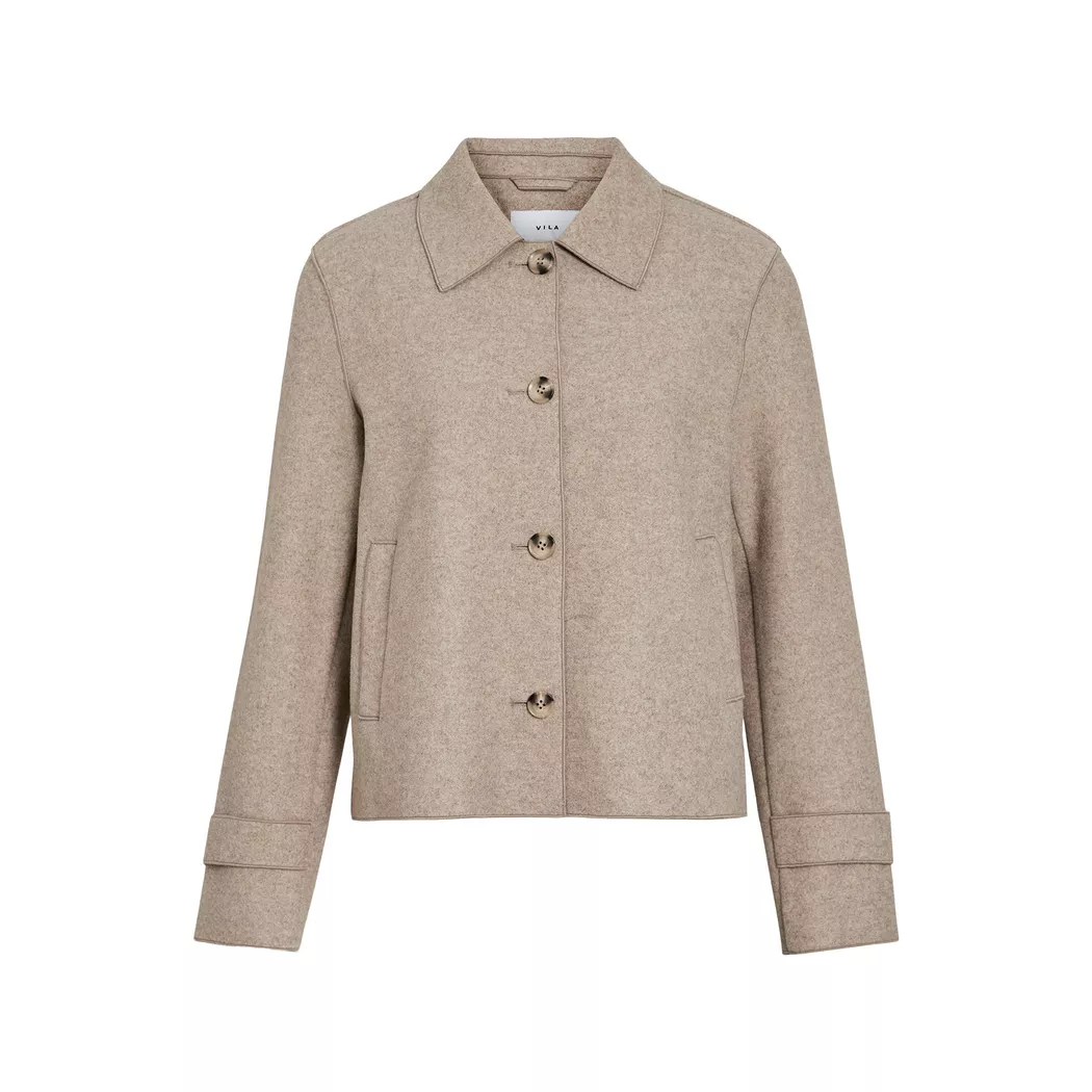 Vila Veste Juice Short Natural Melange 42 Femme