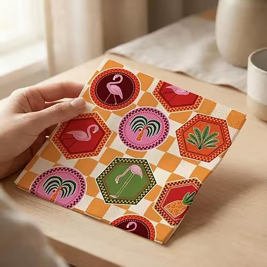 Paper + Design Tovaglioli di carta, 20 pezzi Cabana Mix 