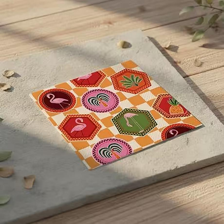 Paper + Design Tovaglioli di carta, 20 pezzi Cabana Mix 