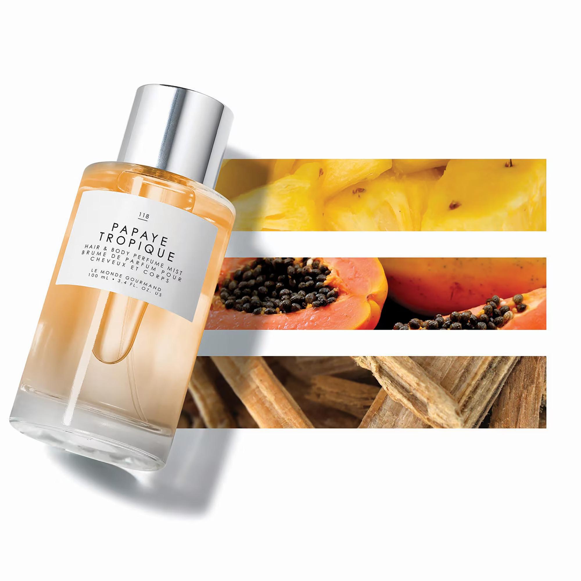 LE MONDE GOURMAND  Papaye Tropique - Spray profumato per capelli e corpo 