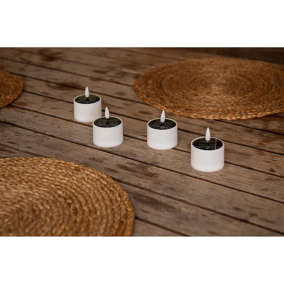 STT Bougie cylindrique à LED Solar Teelichter 