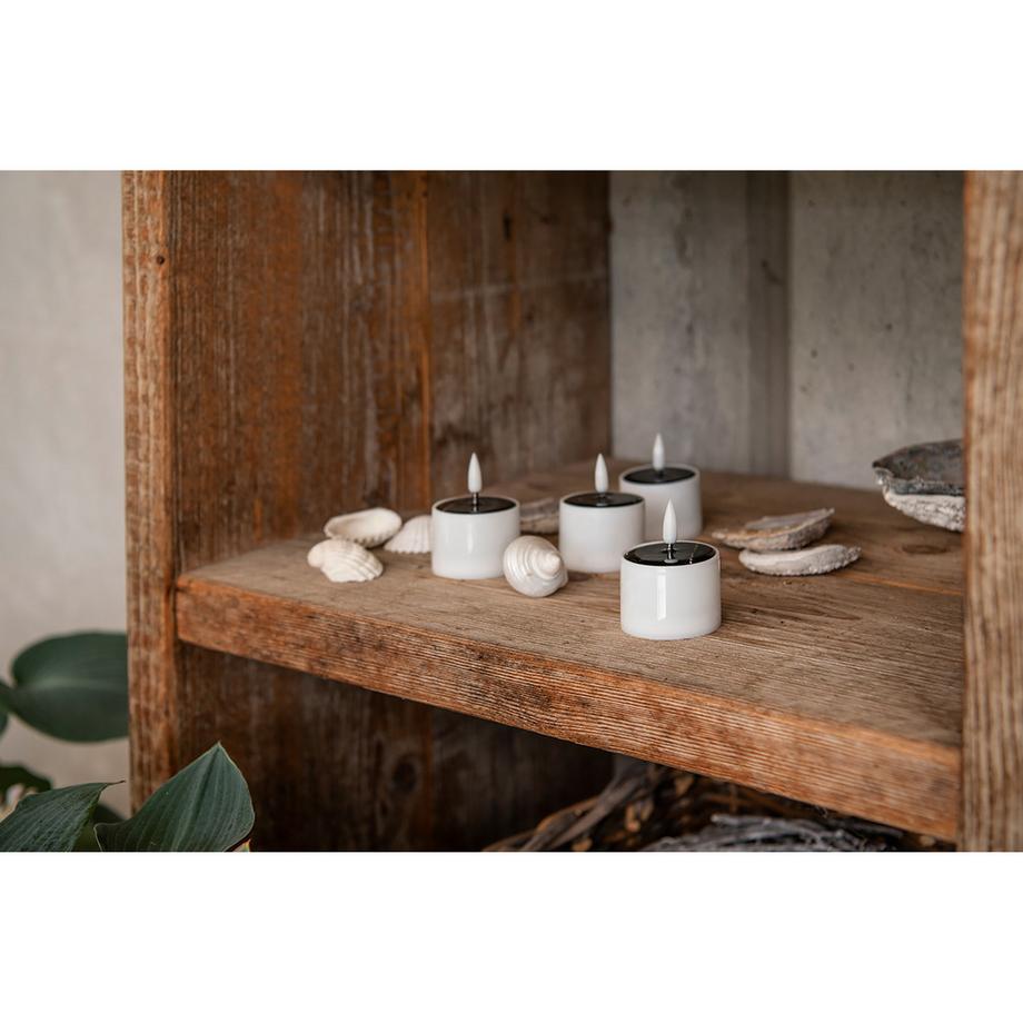 STT Bougie cylindrique à LED Solar Teelichter 