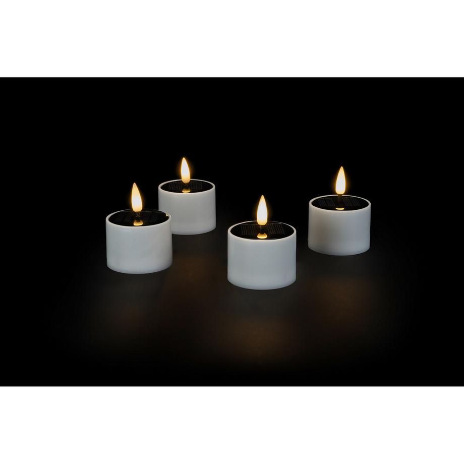 STT Bougie cylindrique à LED Solar Teelichter 