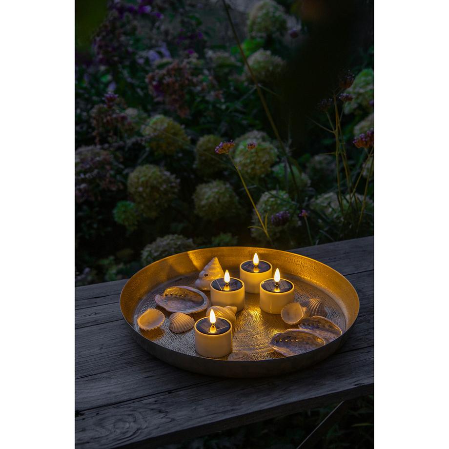 STT Bougie cylindrique à LED Solar Teelichter 