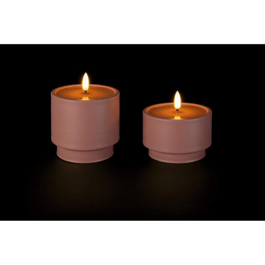 STT Bougie cylindrique à LED Ambiente Set 