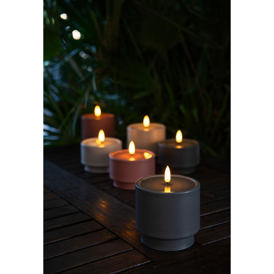 STT Bougie cylindrique à LED Ambiente Set 