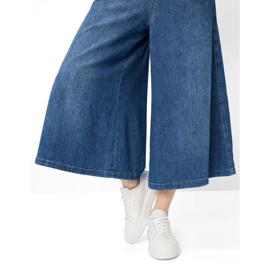 BRAX Melli S Relaxed Fit Ausgestellte Wadenlange Hose  