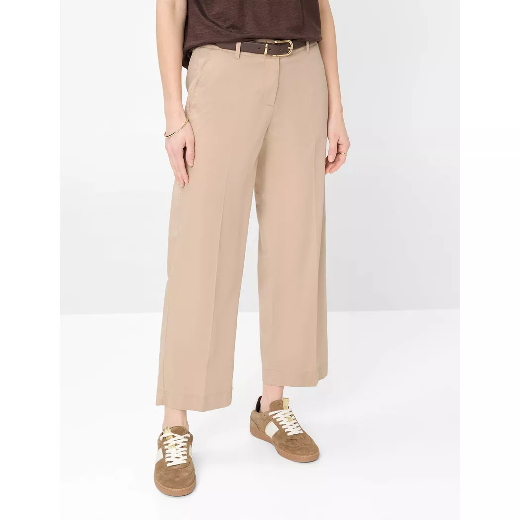 5-Pocket-Hose BRAX "Style MAINE S", Damen, Gr. 40, Normalgrößen, beige, Web, 78% Baumwolle, 19% Lyocell, 3% Elasthan, Hosen 5-Pocket-Hose