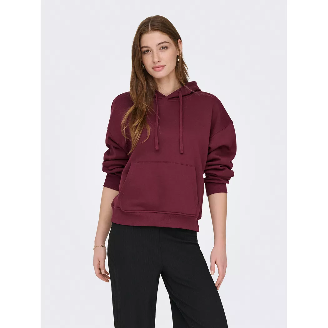 Only Lingerie - Hoodie, für Damen, Dunkelrot, Größe XS