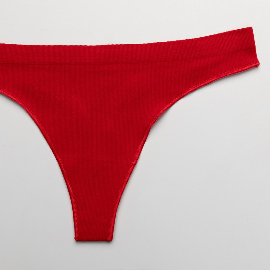 Only Lingerie Vicky Rib Seamless String Lot de 3  