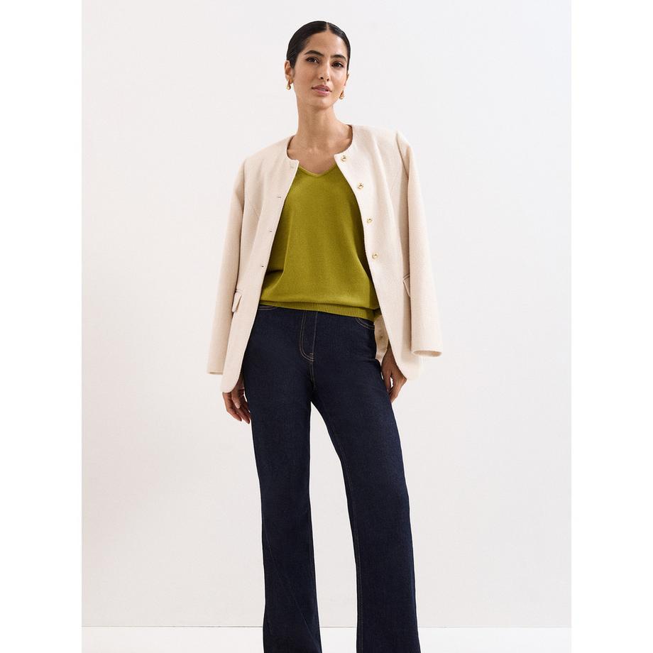 Phase Eight Pull Tricoté Col V  