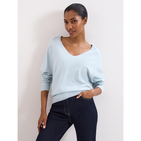 Phase Eight Maglione Scollo a V Lavorato a Maglia  