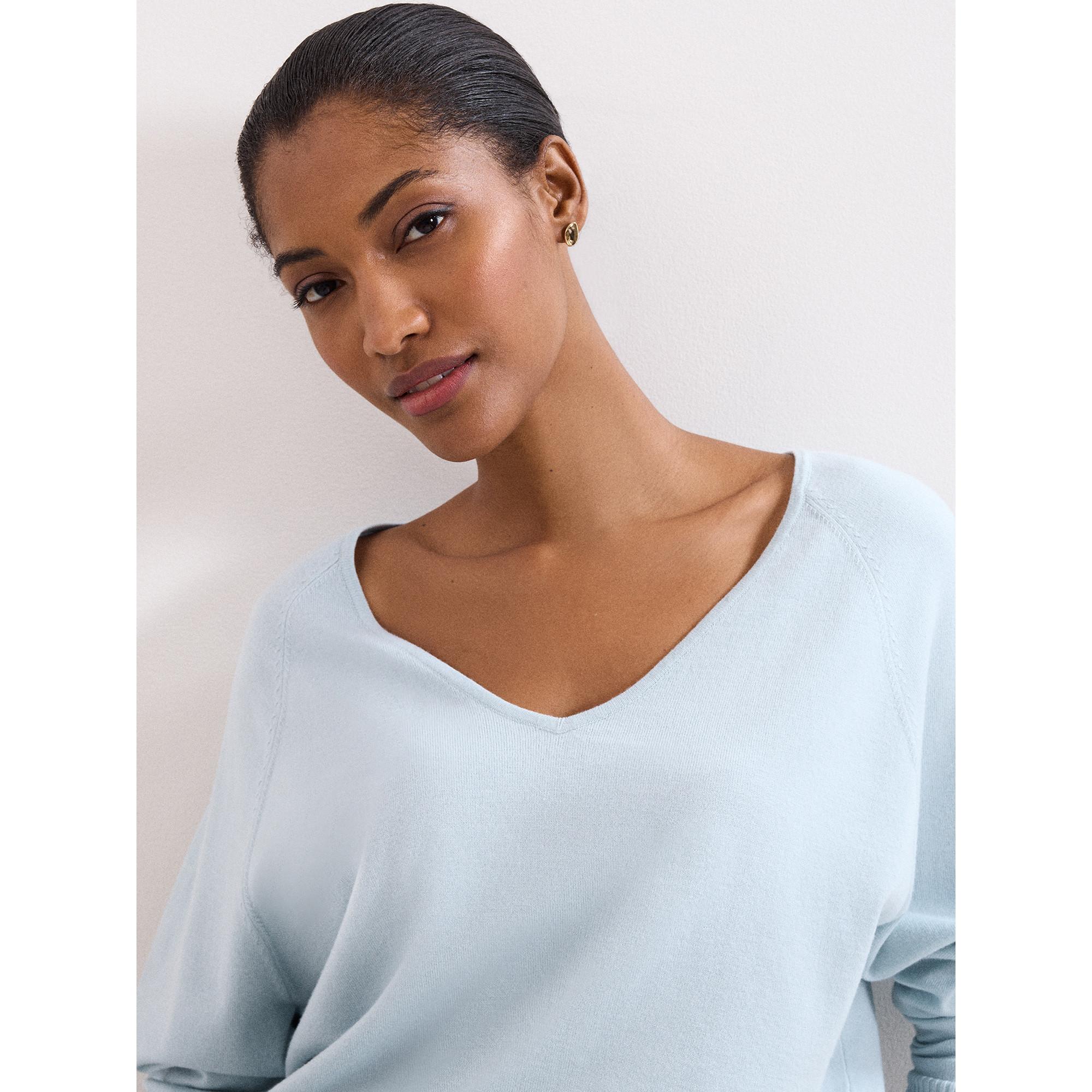 Phase Eight Maglione Scollo a V Lavorato a Maglia  