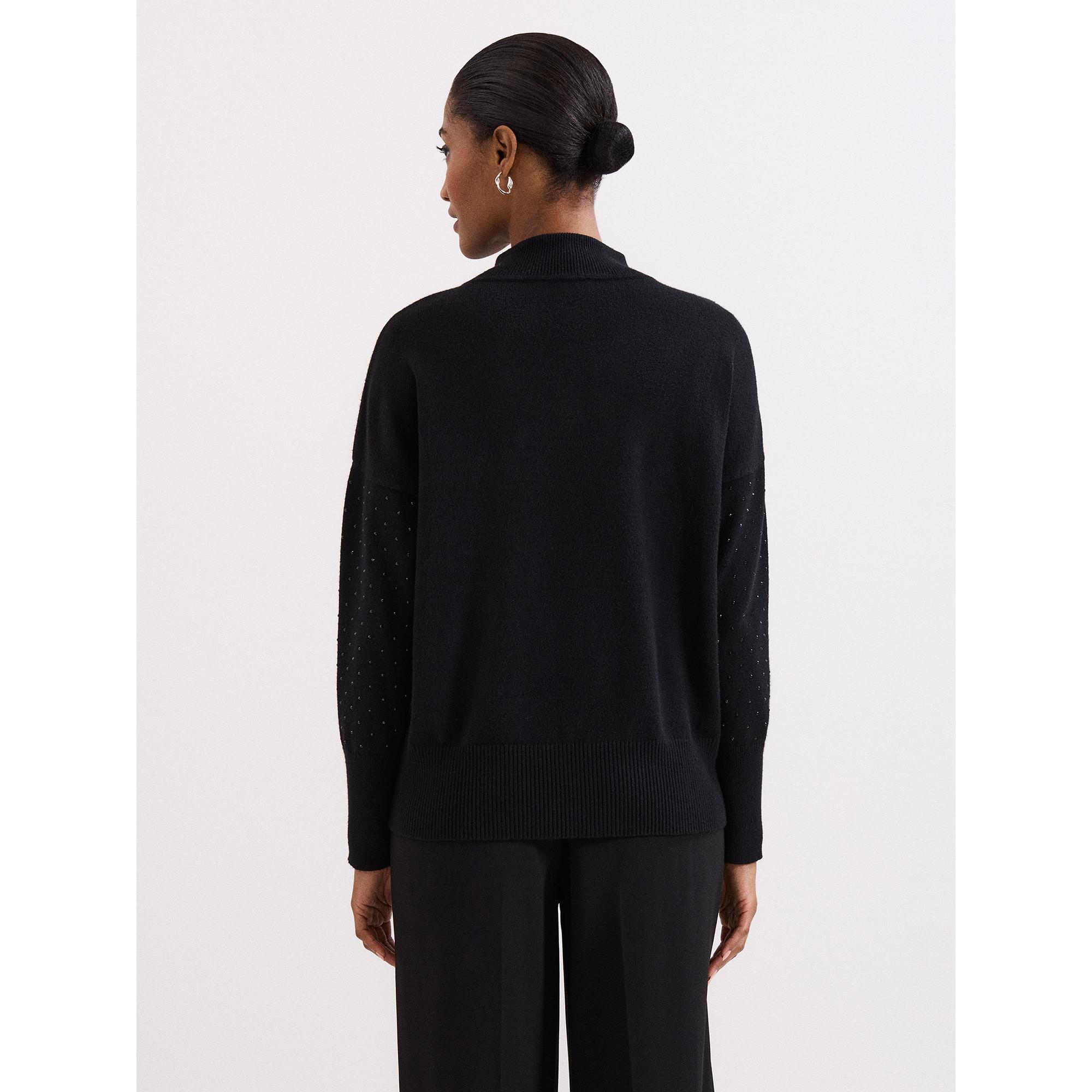 Phase Eight Pullover mit Strasssteinen  