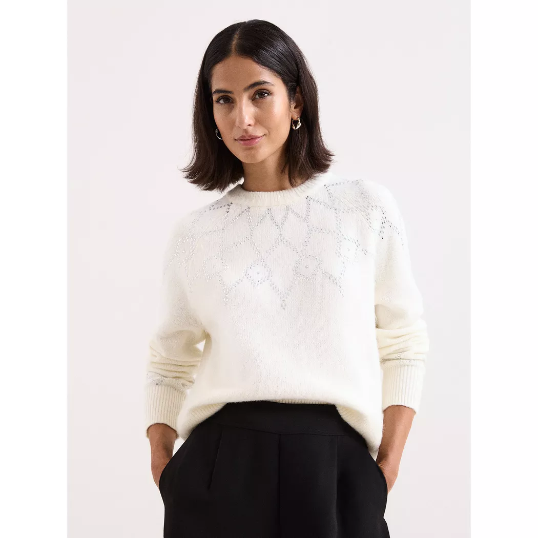 Phase Eight - Pullover, für Damen, Weiss Größe M