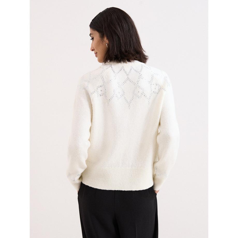 Phase Eight Pull avec embellissement en strass  