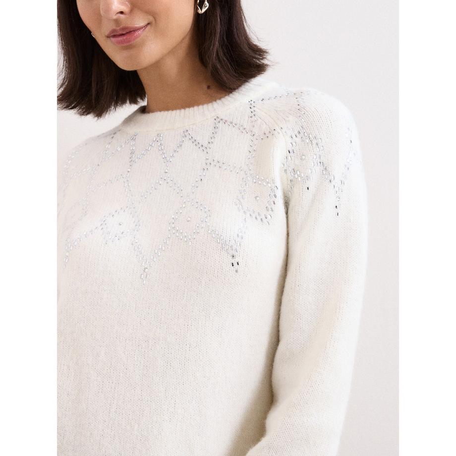 Phase Eight Pull avec embellissement en strass  