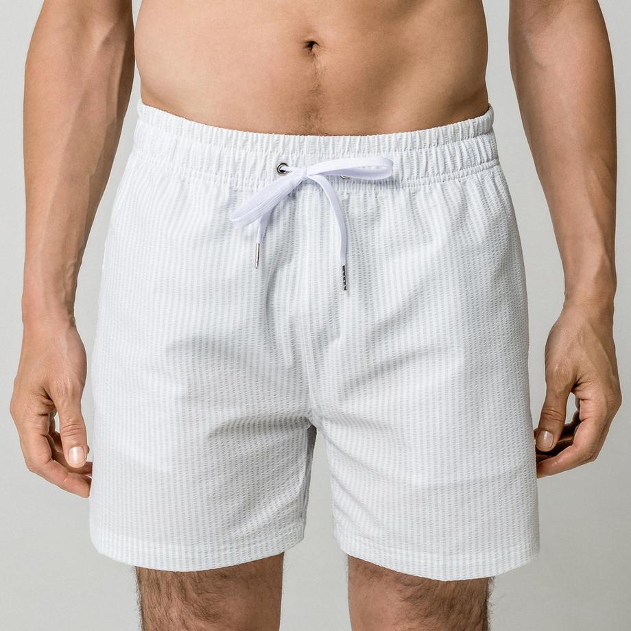 Manor Man Short de bain rayé  