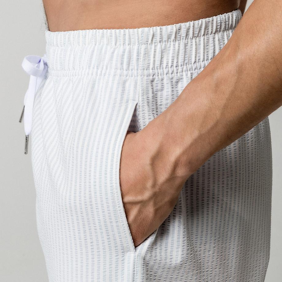 Manor Man Short de bain rayé  
