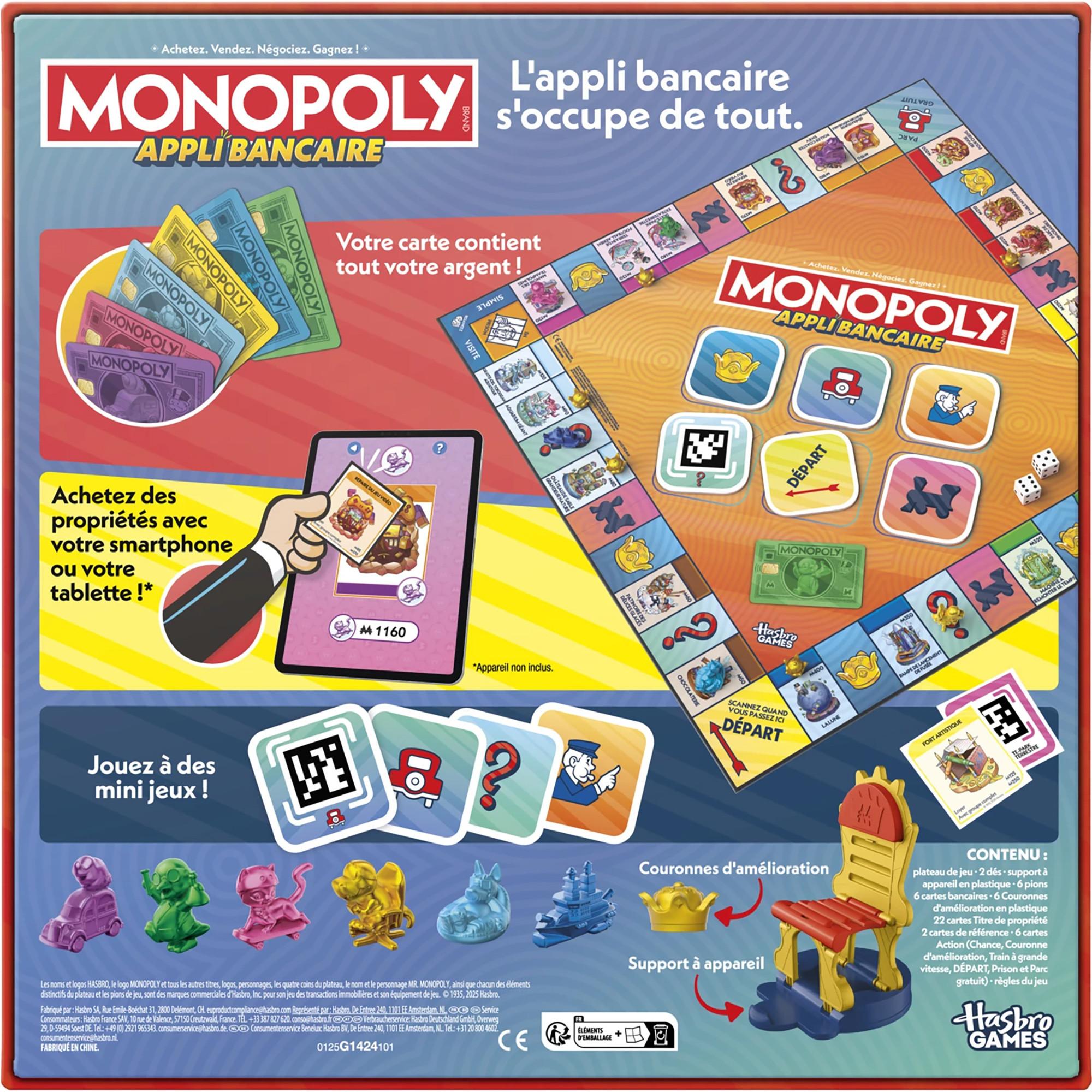 Hasbro Games  Monopoly Appli Bancaire, französisch 