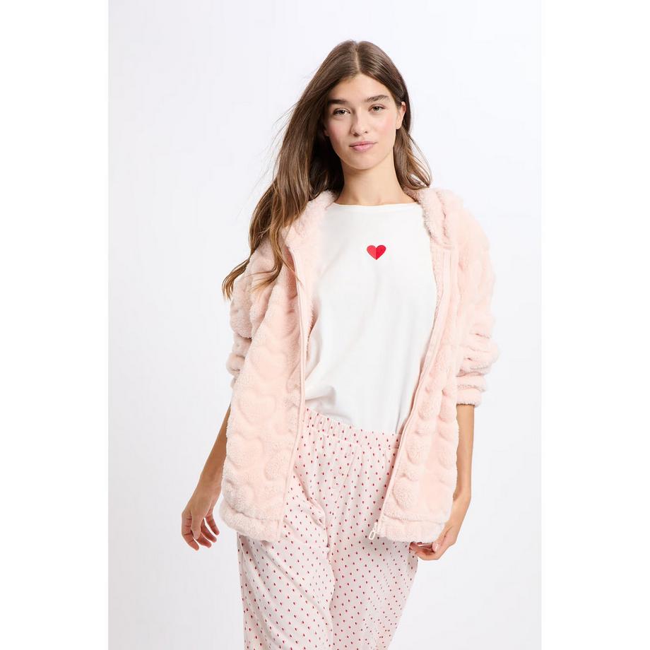 Etam Set Pigiama con motivo Cuore  