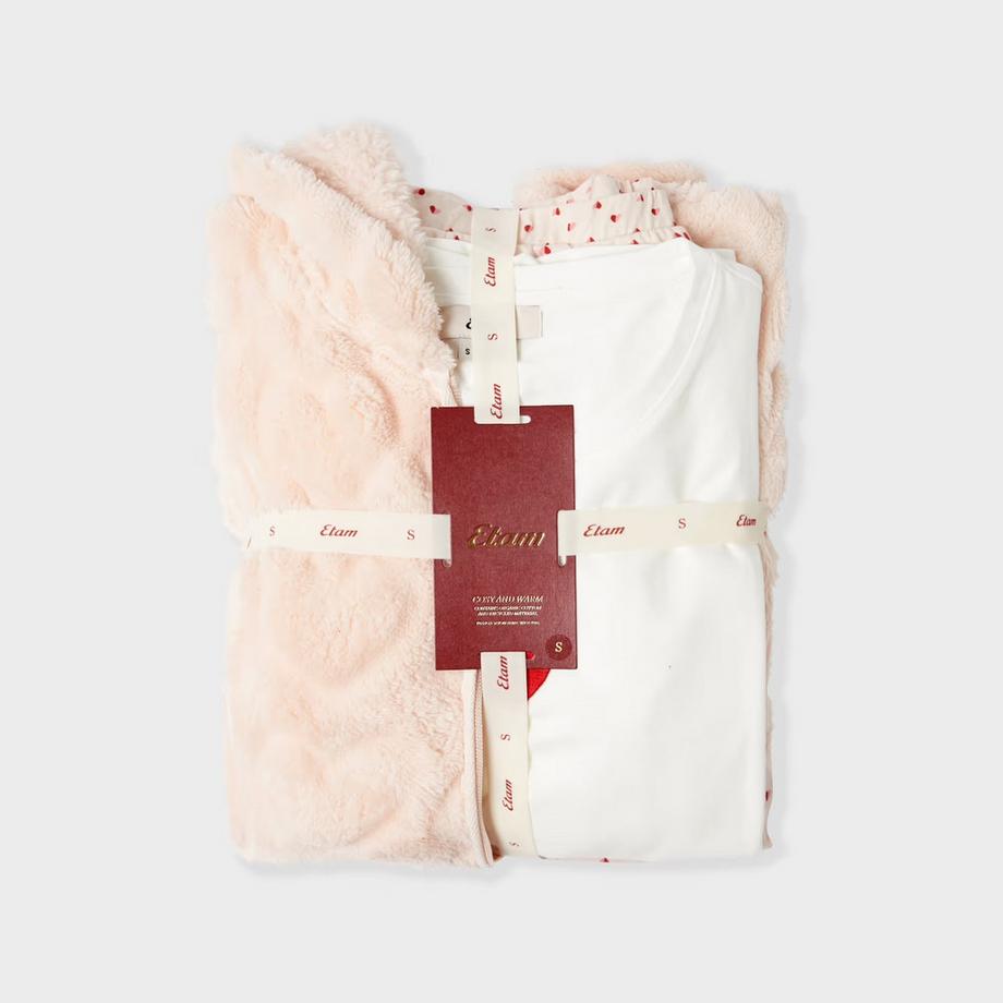 Etam Set Pigiama con motivo Cuore  