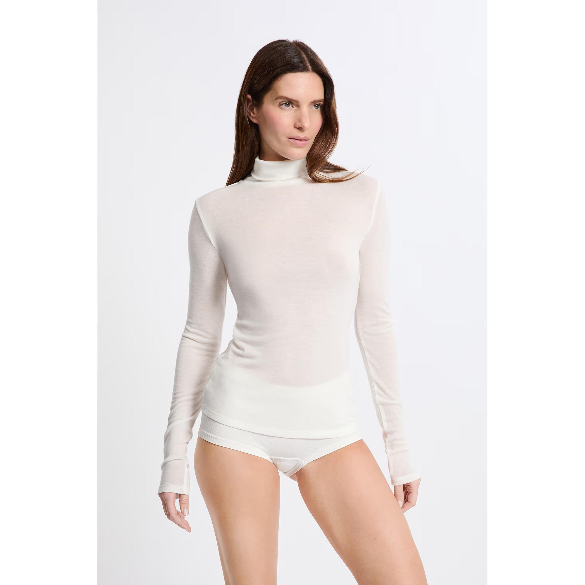 Etam Col Roulé T-Shirt Manches Longues  