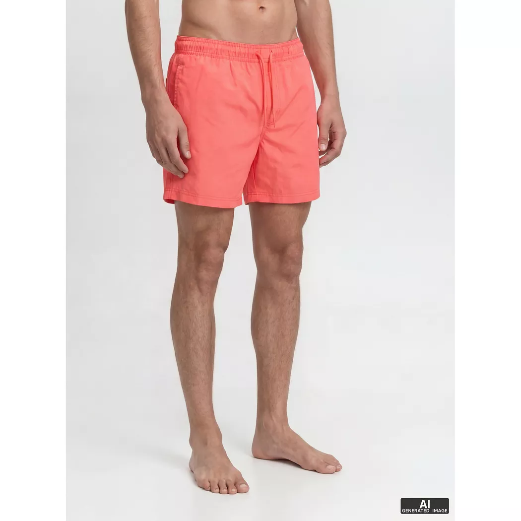 Jack & Jones - Badeshorts, S, Korall