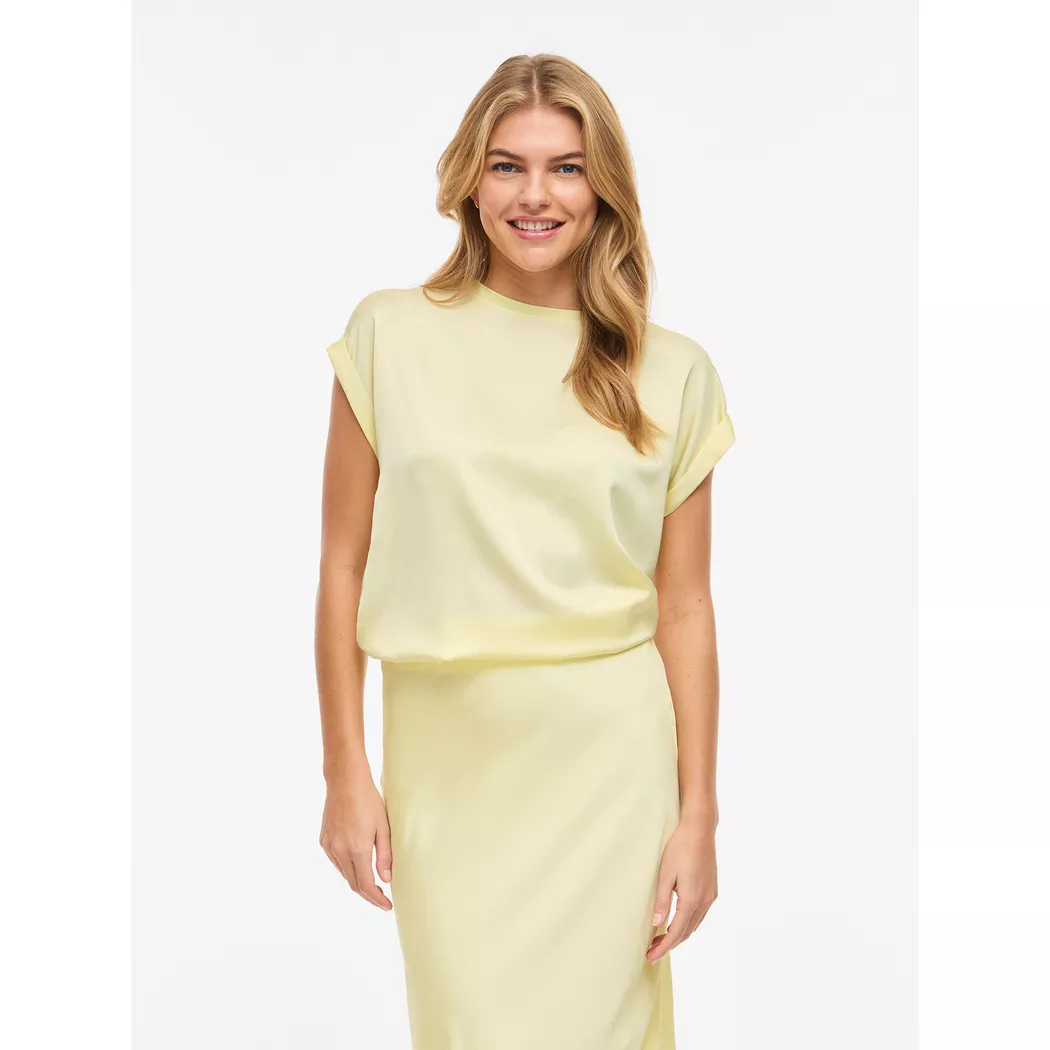 VILA - T-Shirt, für Damen, Gelb Pastel, Größe 42
