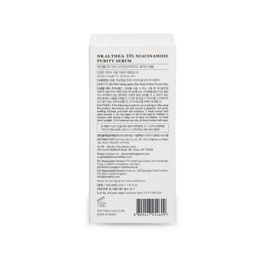 Dr. Althea  15% Niacinamide Purity Serum 
