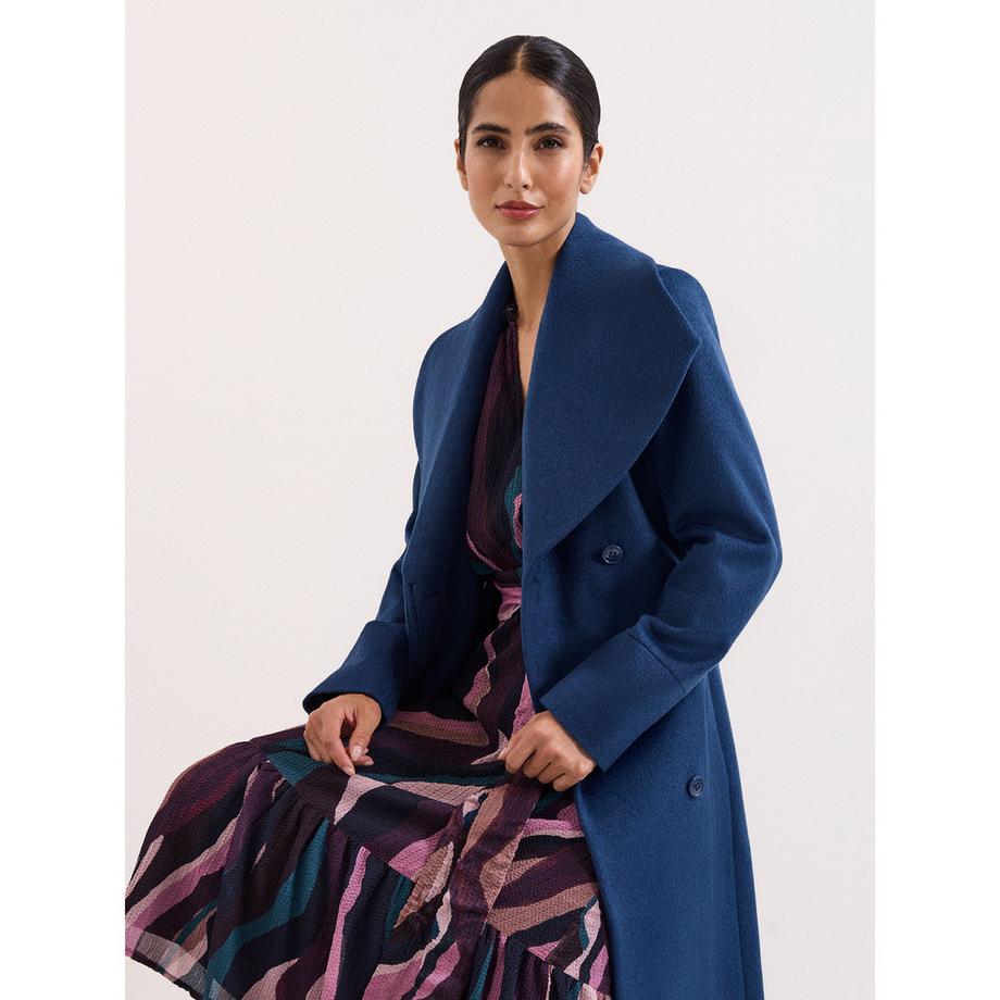 Phase Eight Manteau à manches longues avec ceinture  