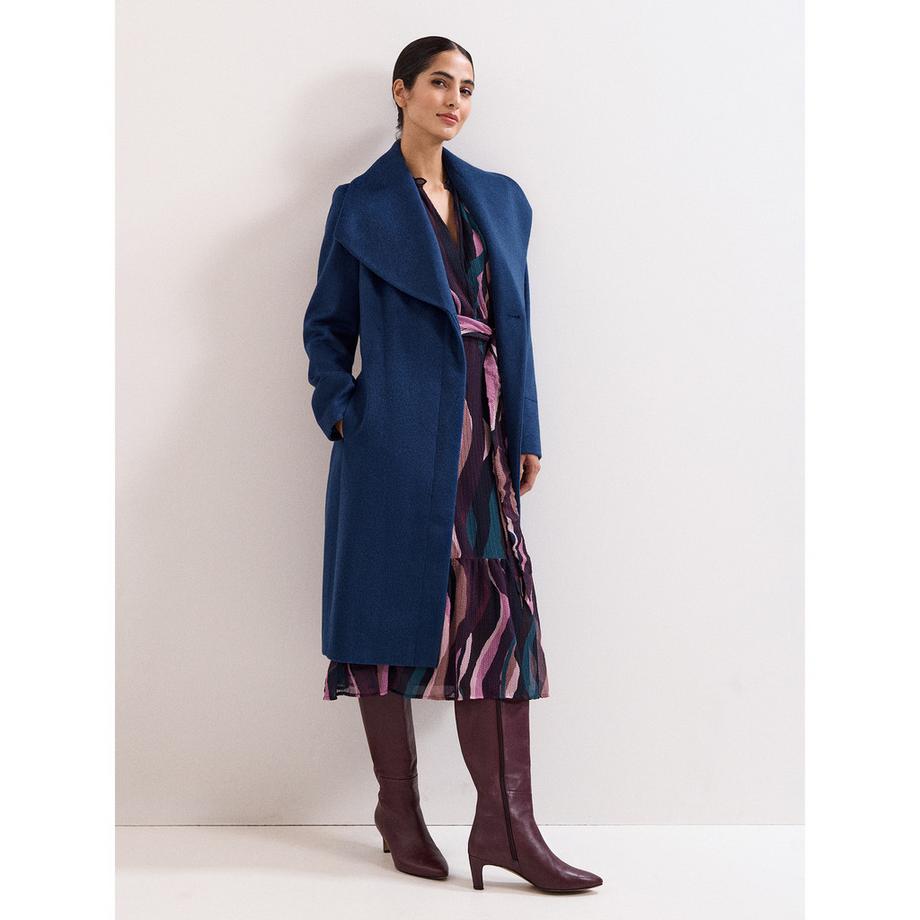 Phase Eight Manteau à manches longues avec ceinture  