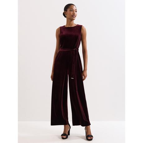 Phase Eight Marta Samt Jumpsuit  
