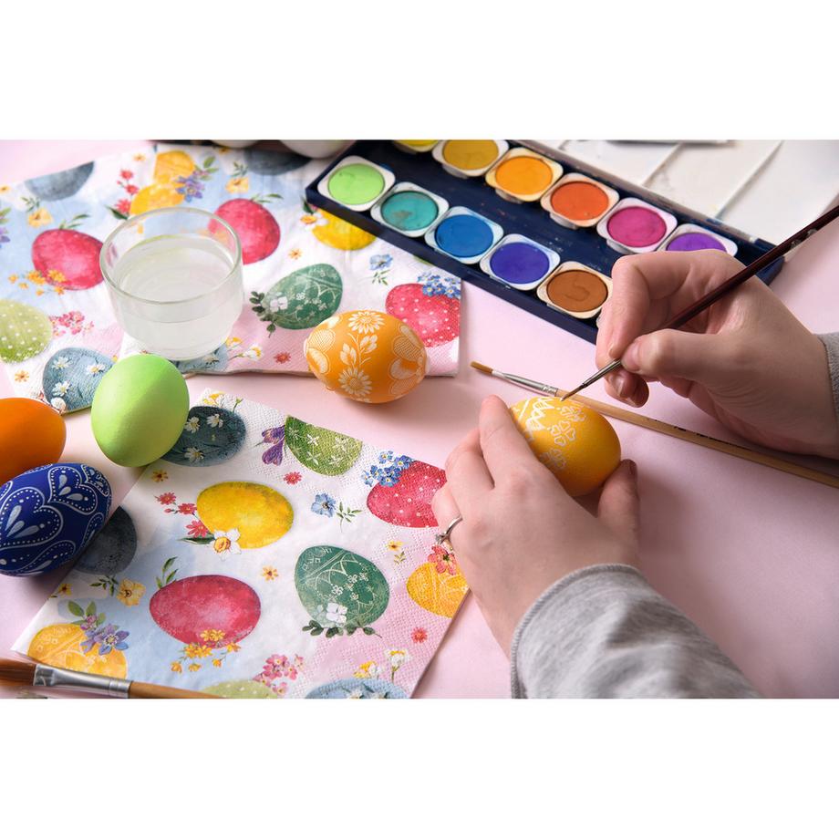 Ihr Serviettes en papier, 20 pièces Eggs Painting 