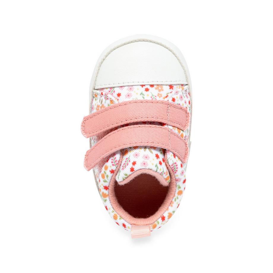 Manor Baby Low Top Sneakers mit Blumenmuster  