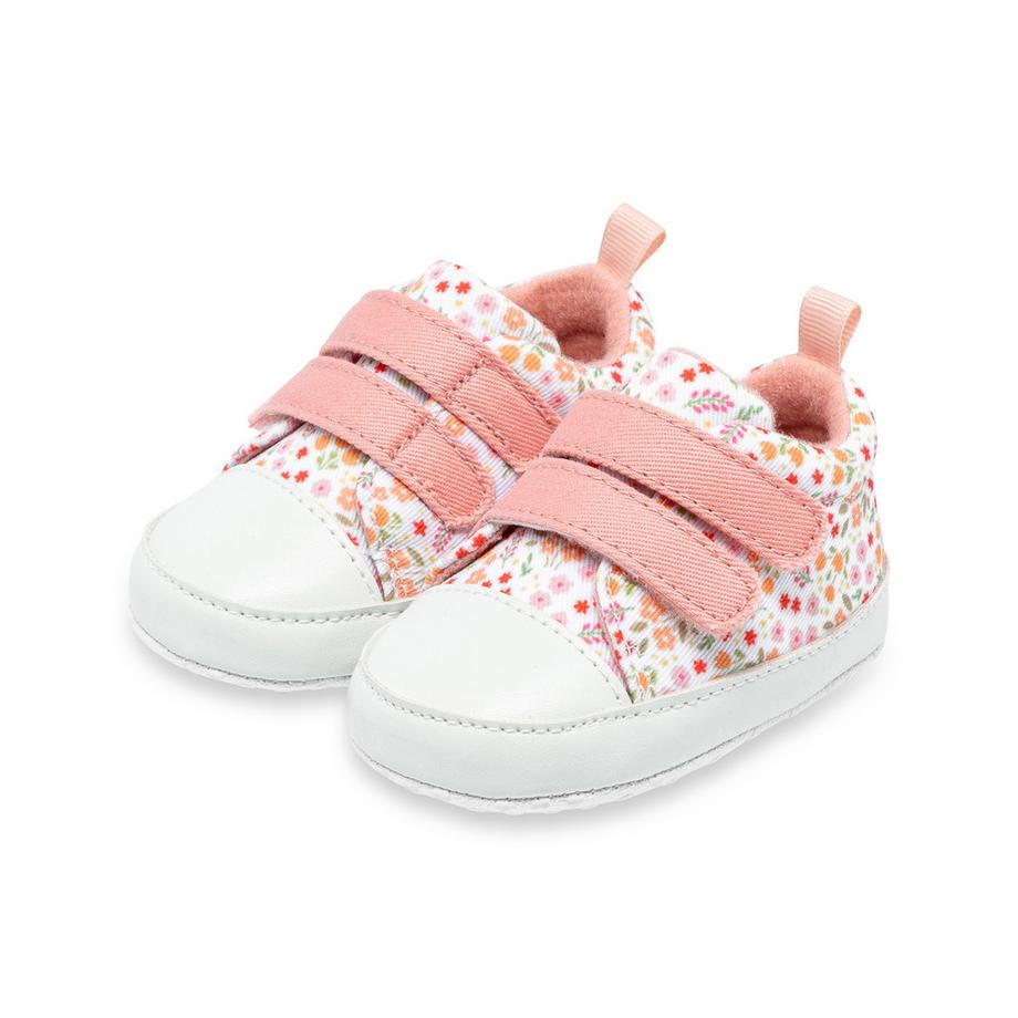 Manor Baby Low Top Sneakers mit Blumenmuster  