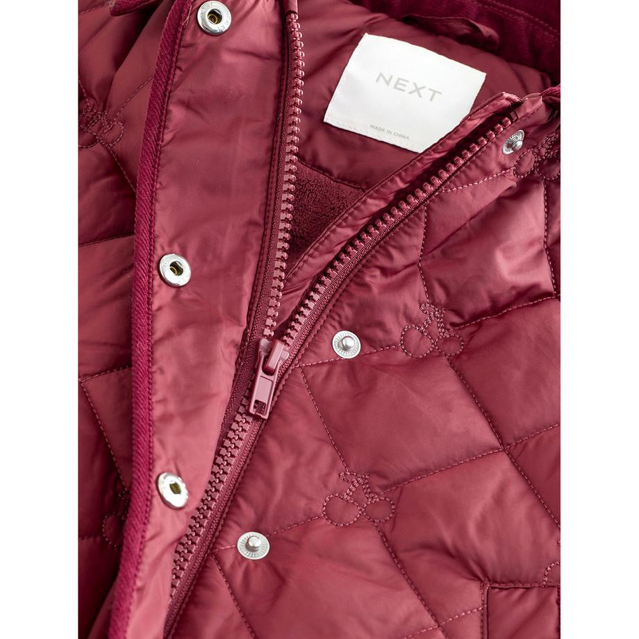 Next Veste matelassée avec col en velours côtelé  