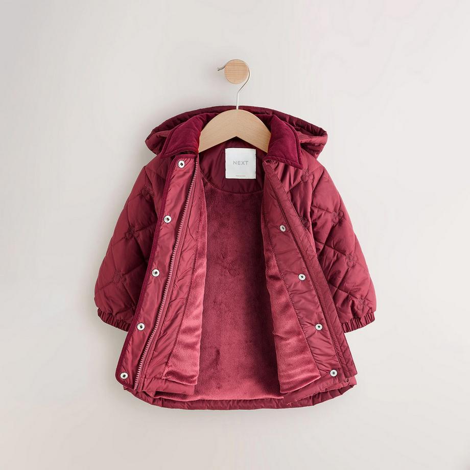 Next Veste matelassée avec col en velours côtelé  