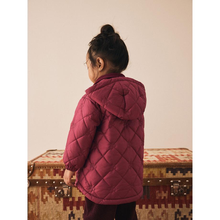 Next Veste matelassée avec col en velours côtelé  