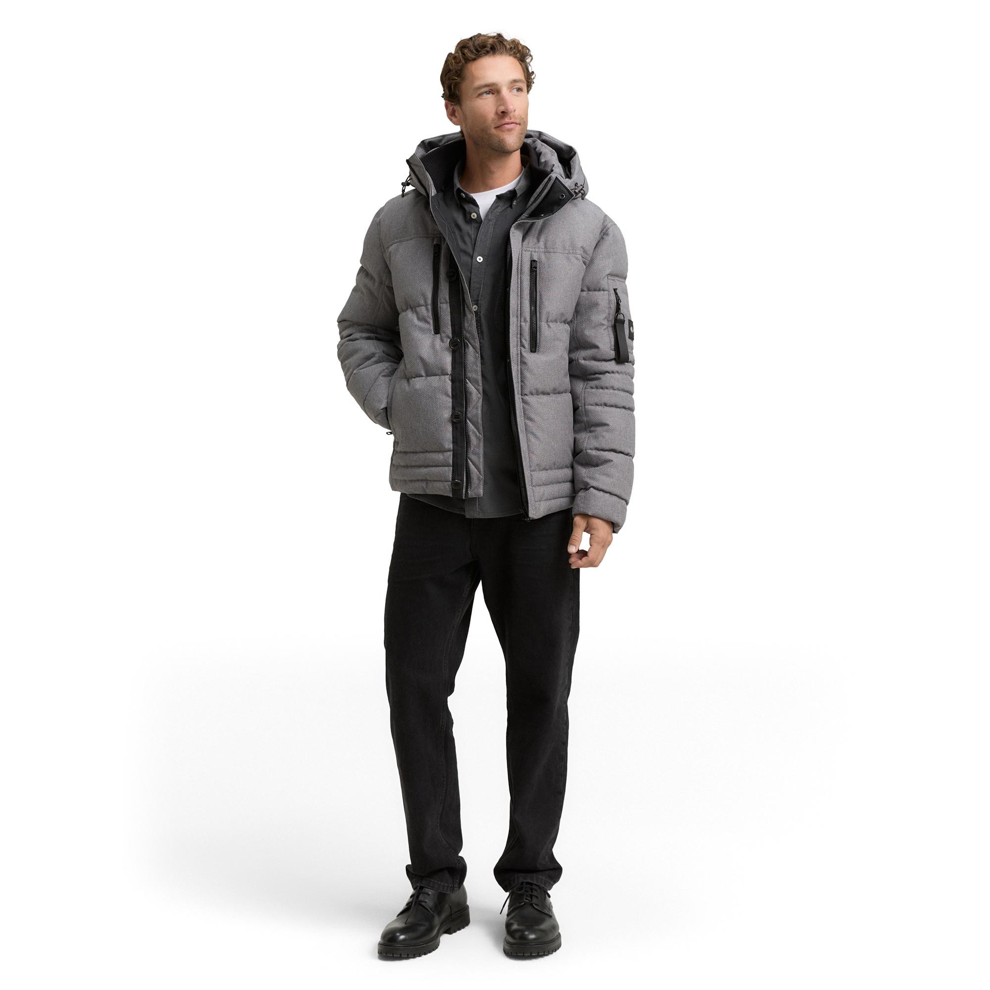 TOM TAILOR Giacca Imbottita con Cappuccio  