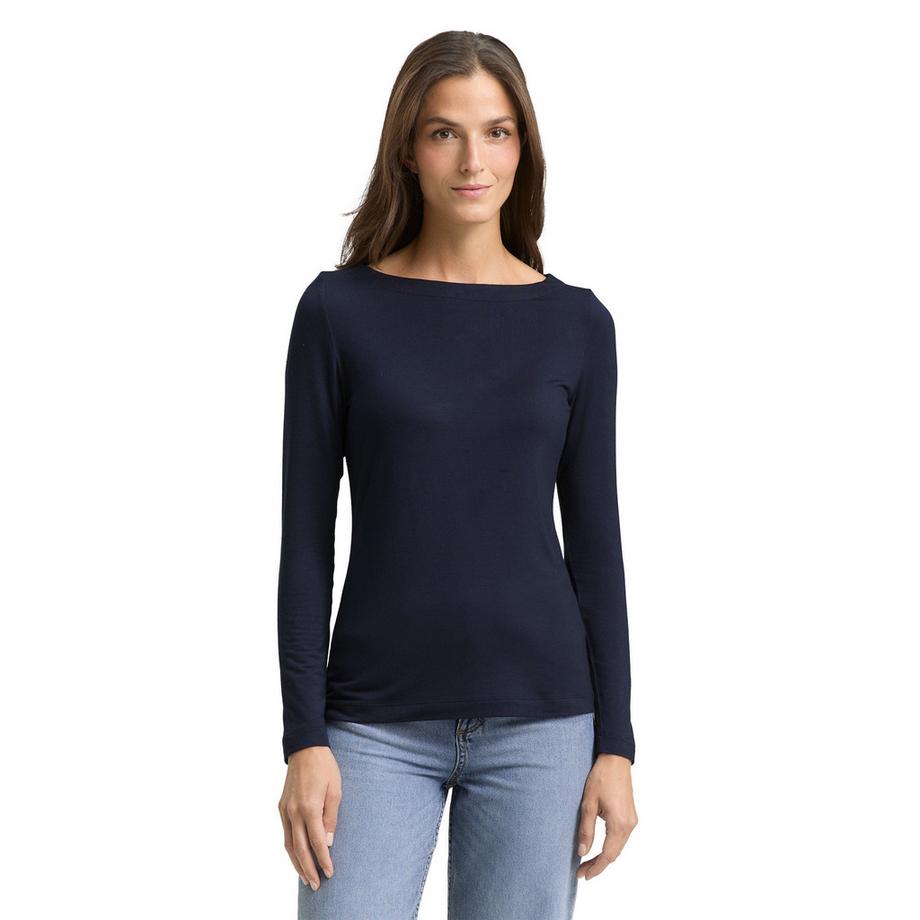 TOM TAILOR Cardigan Manches Longues Col Rond  