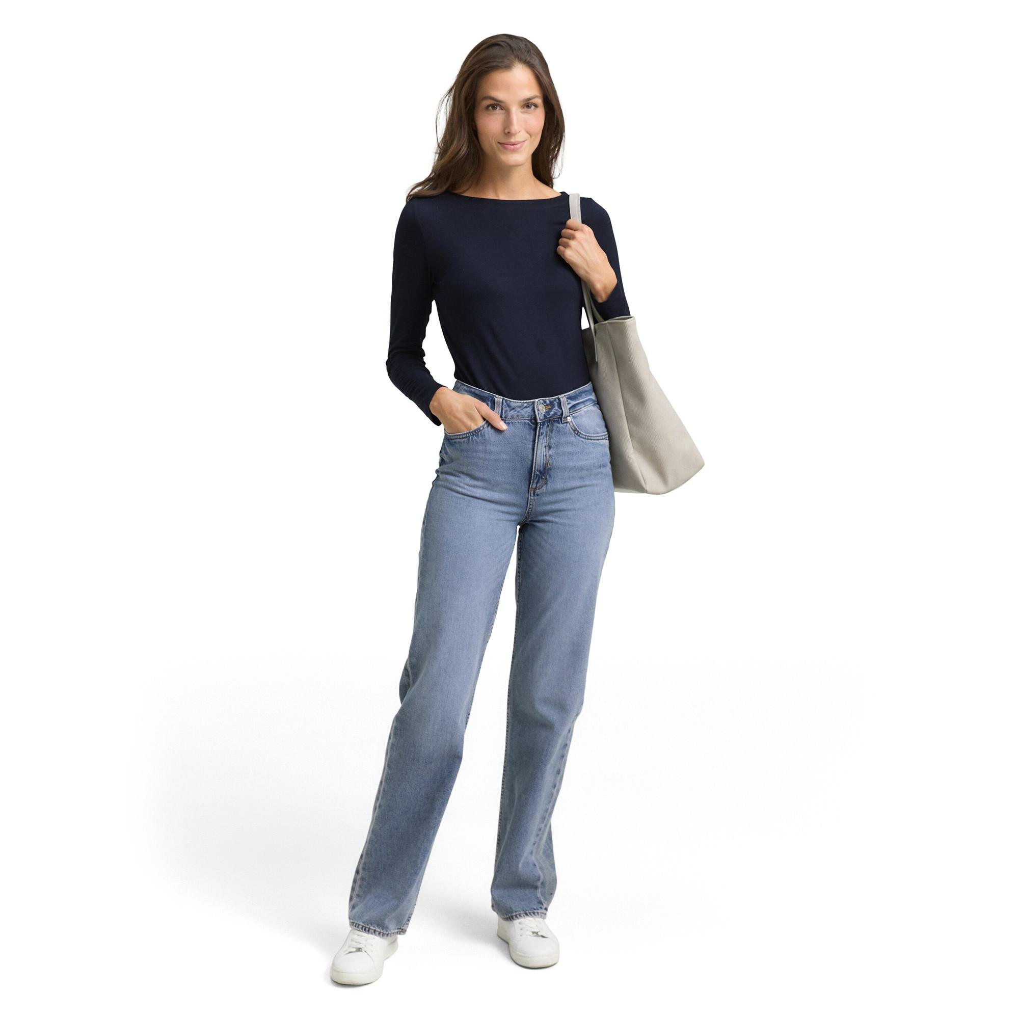 TOM TAILOR Cardigan Maniche Lunghe Girocollo  