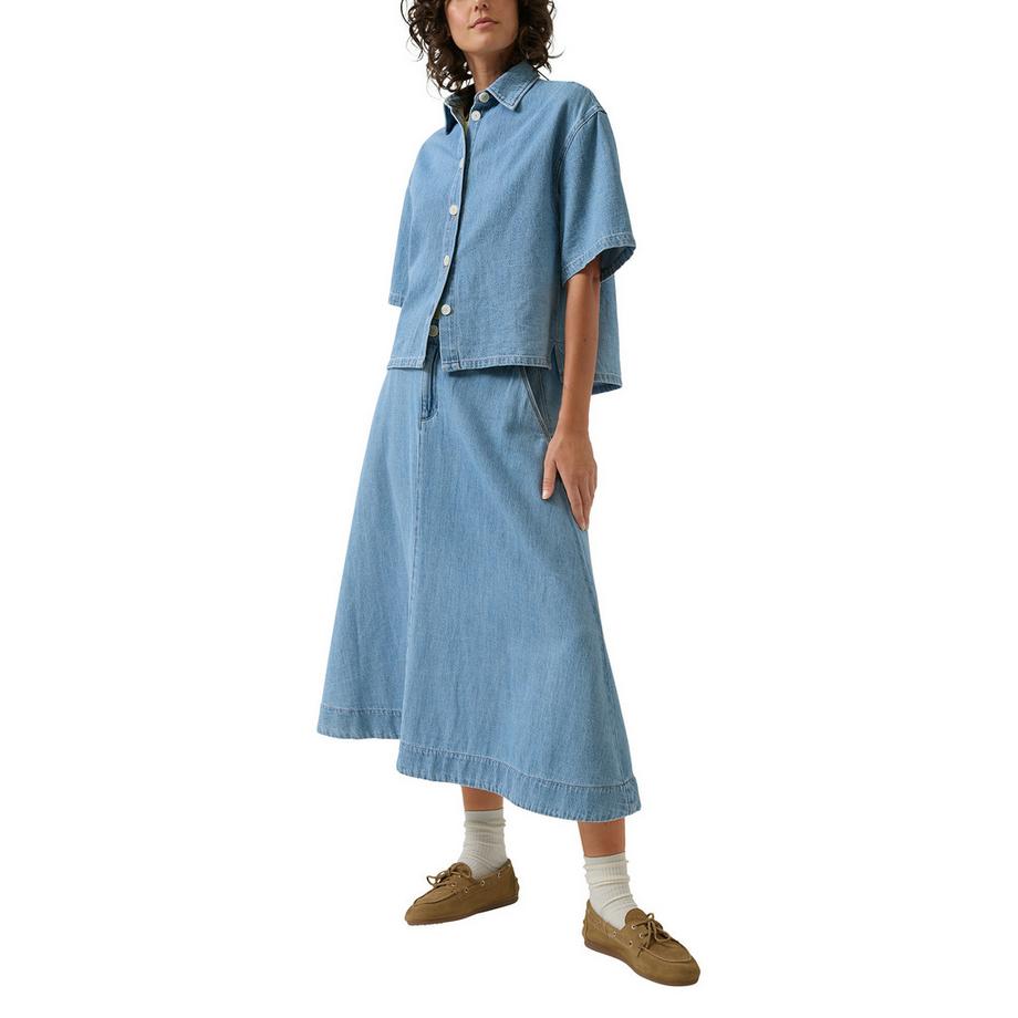 S. Oliver Red Label Camicetta Denim Maniche Corte  