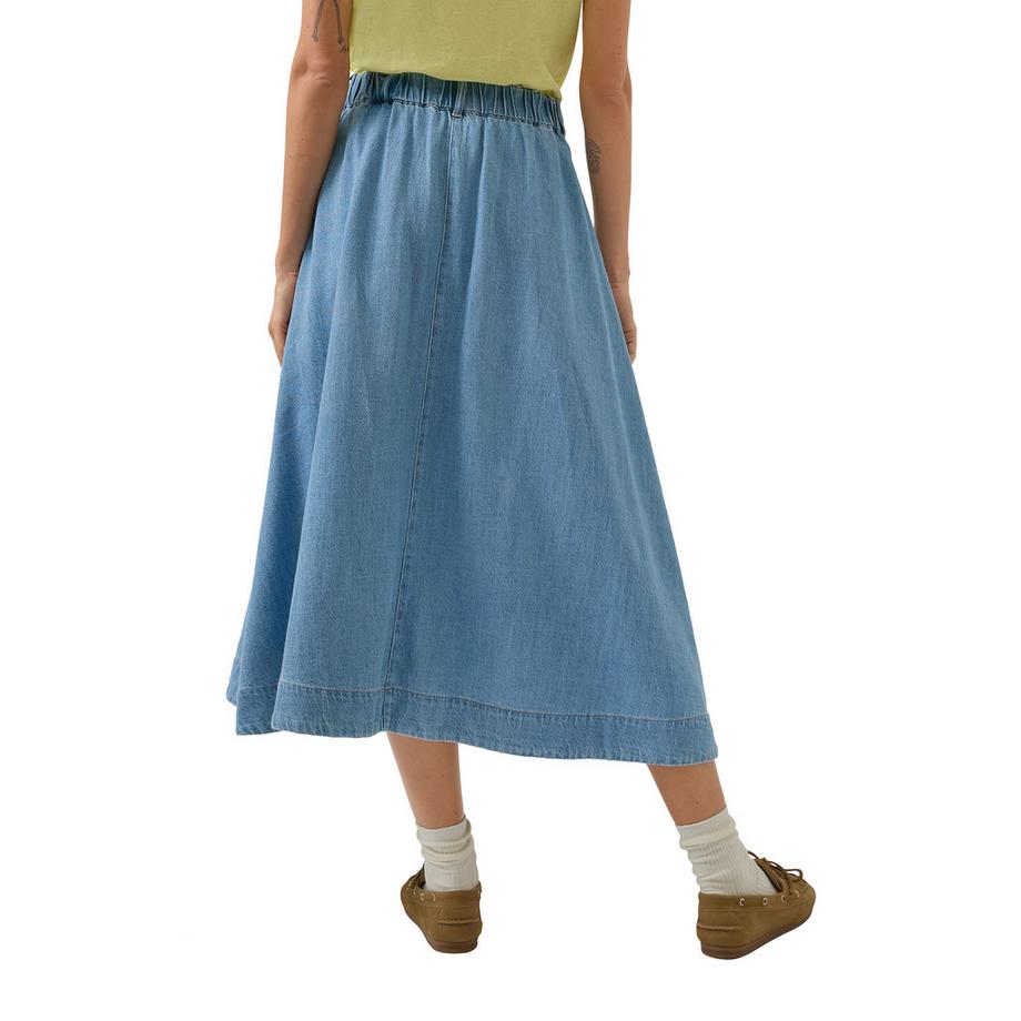 S. Oliver Red Label Gonna Midi in Denim  