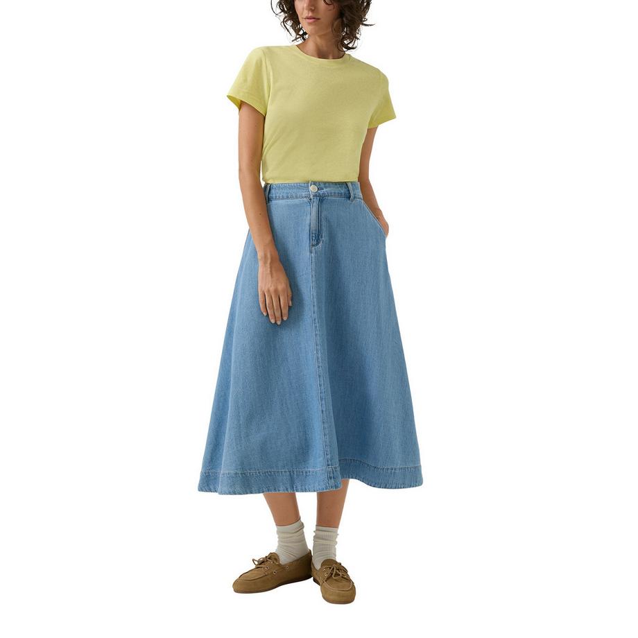 S. Oliver Red Label Gonna Midi in Denim  