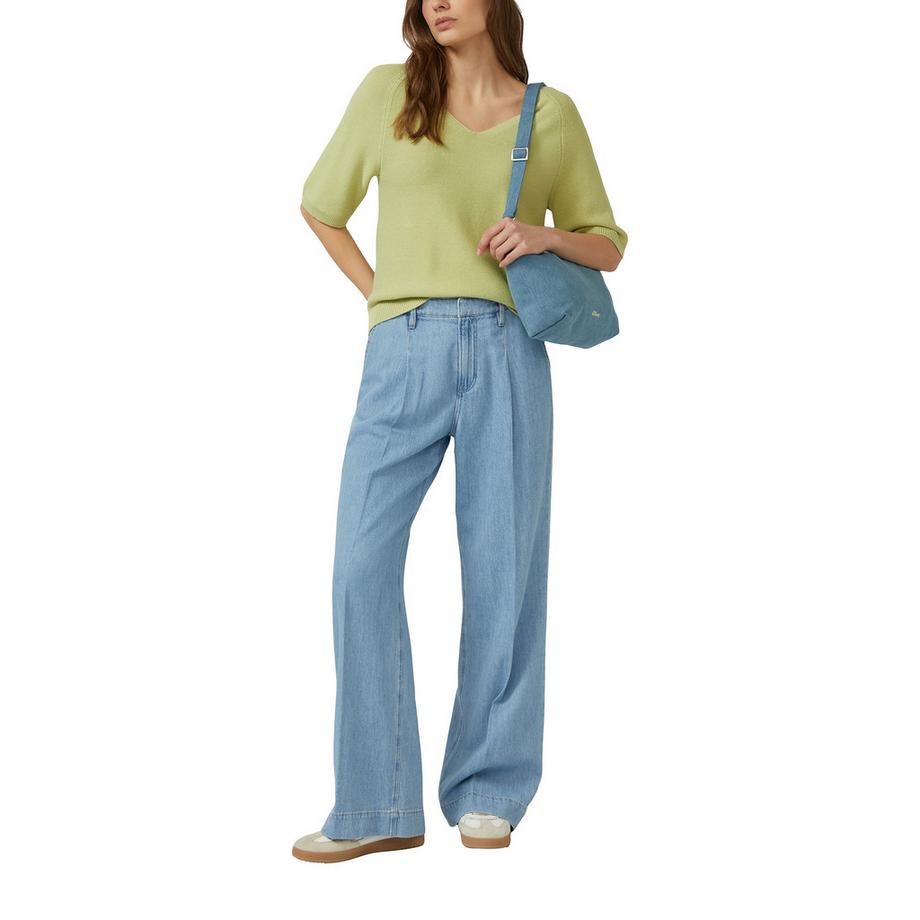 S. Oliver Red Label Pull Tricoté Col V Manches Courtes  