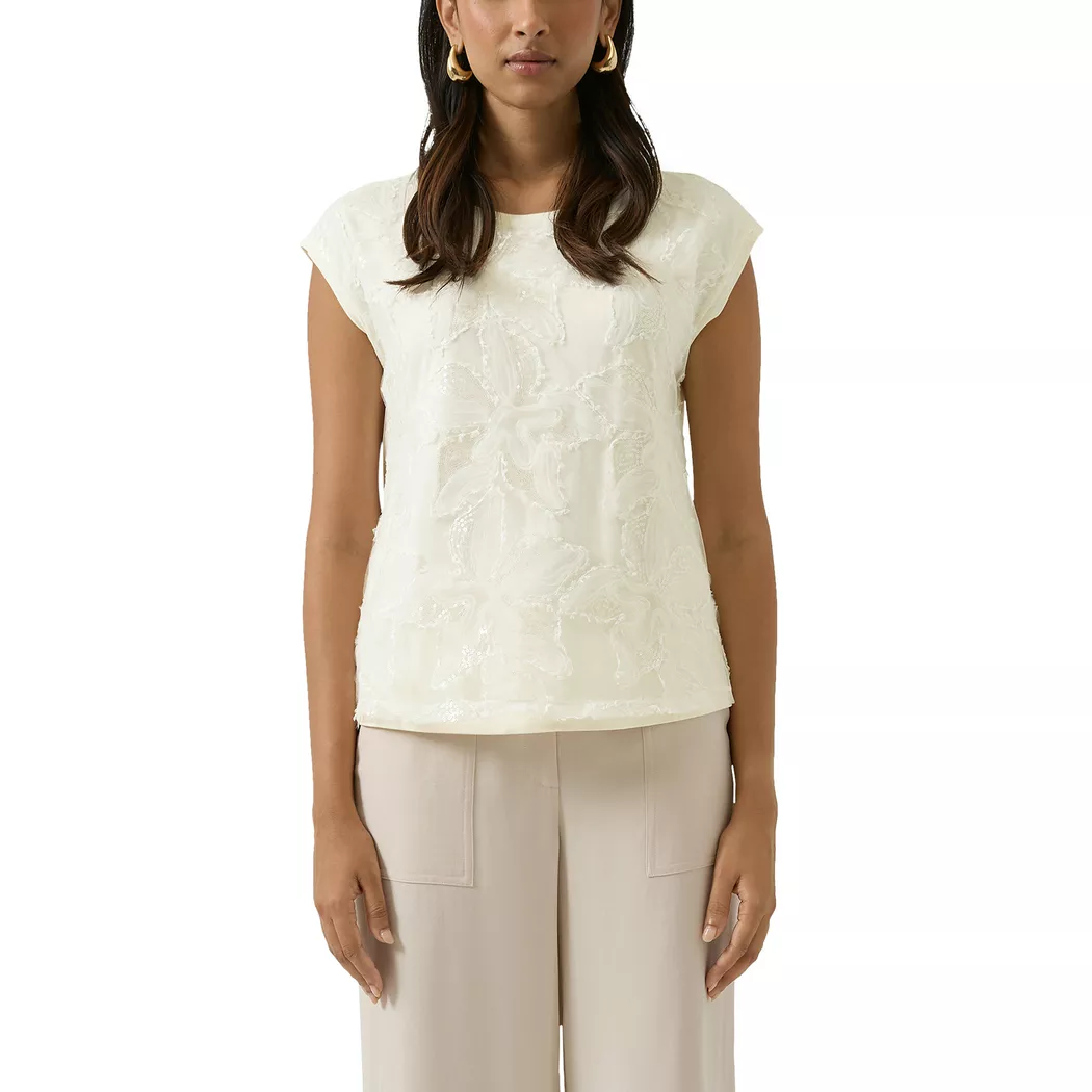 S. Oliver Black Label - T-Shirt, für Damen, Vallauris, Größe 42
