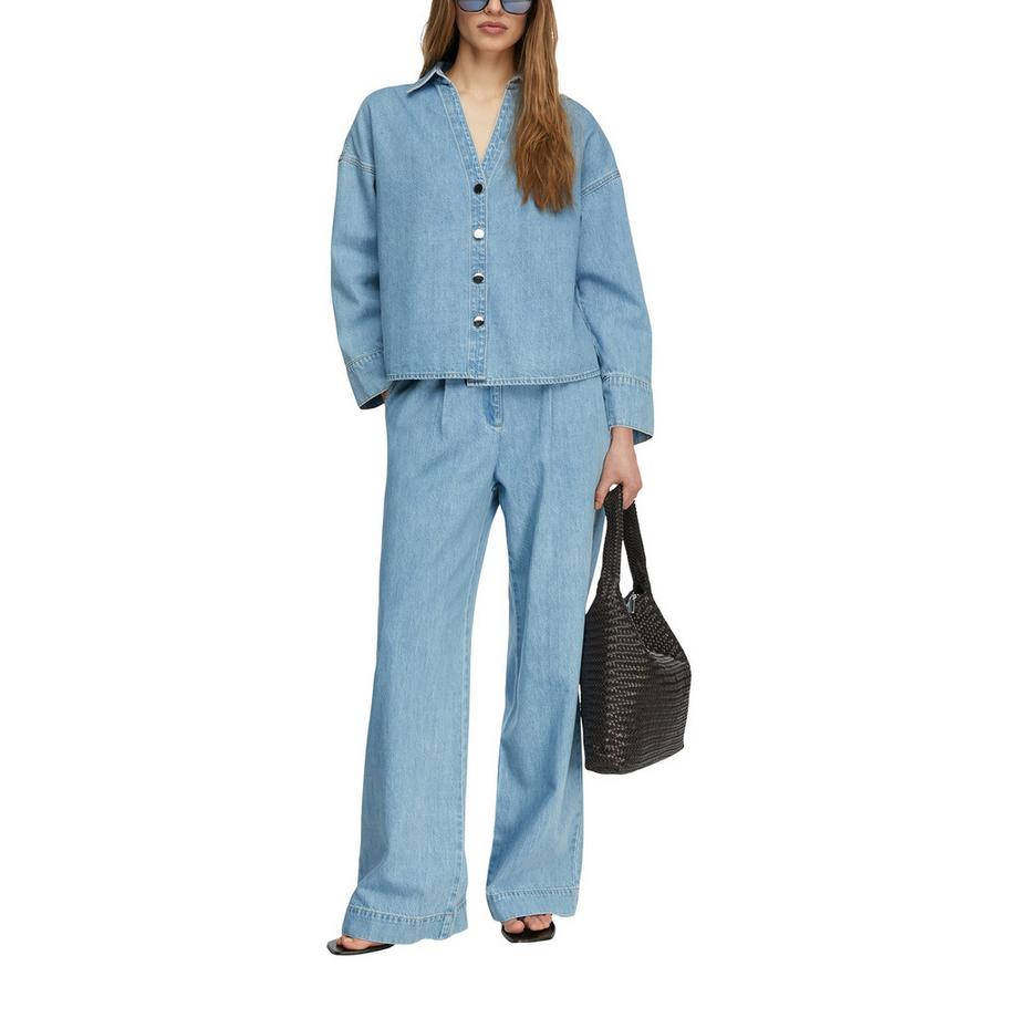 Comma Denim Bluse  