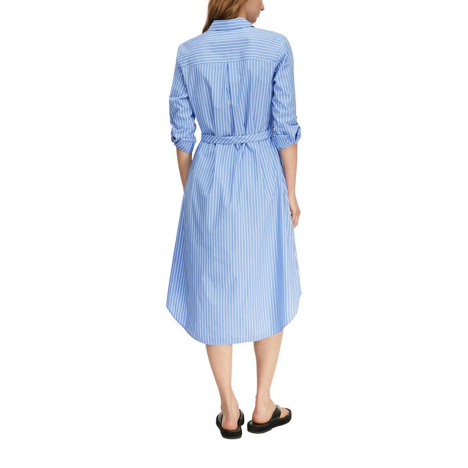 Comma Robe chemise rayée avec ceinture  